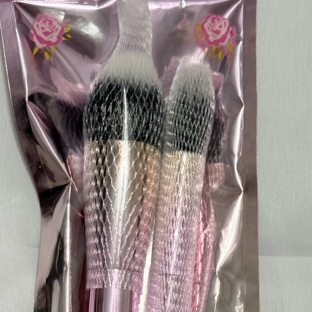 Luna Magic Face Brush Set for Blush and Setting Powder NIP